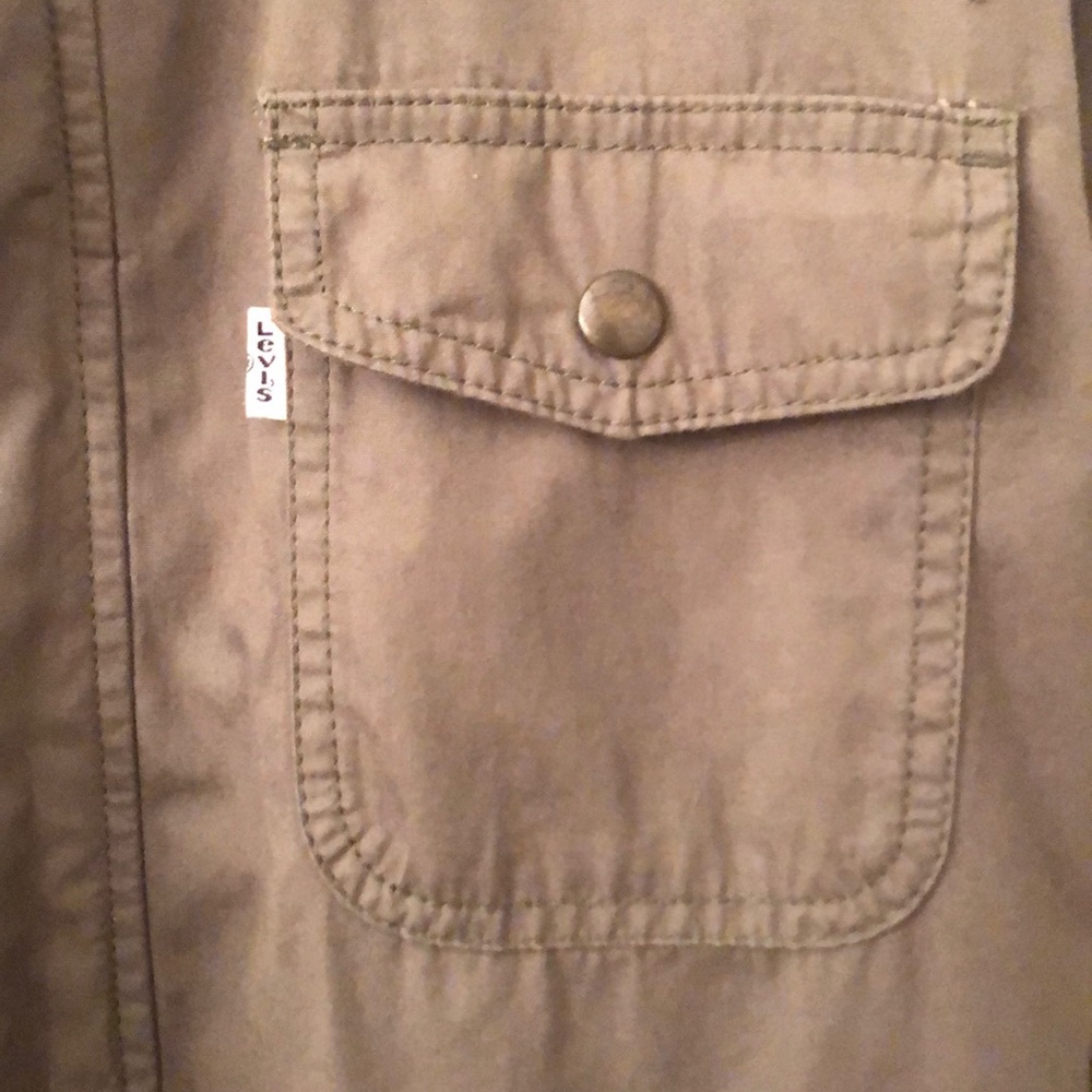 Levi’s Men’s Army Green Utility Jacket - Picture 5 of 6